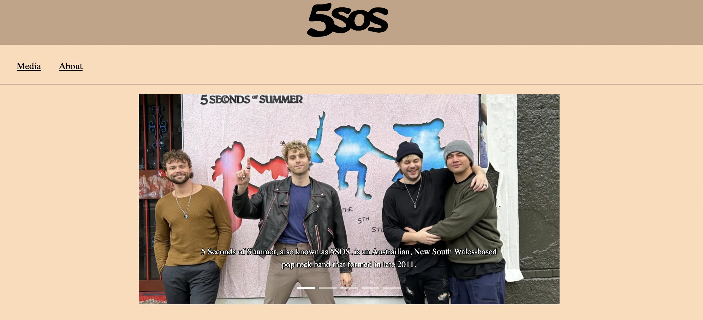 Musician Website Thumbnail